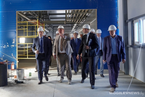 Анатолий Исаченко оценил ход строительства комплекса по производству рыб ценных пород в Краснопольском районе