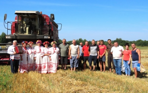 В ОАО «Роднянский» Климовичского района наградили лидеров жатвы
